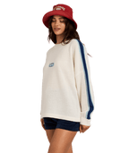 Billabong Living 73 Sweater in SALT CRYSTAL
