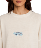 Billabong Living 73 Sweater in SALT CRYSTAL