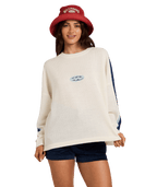 Billabong Living 73 Sweater in SALT CRYSTAL
