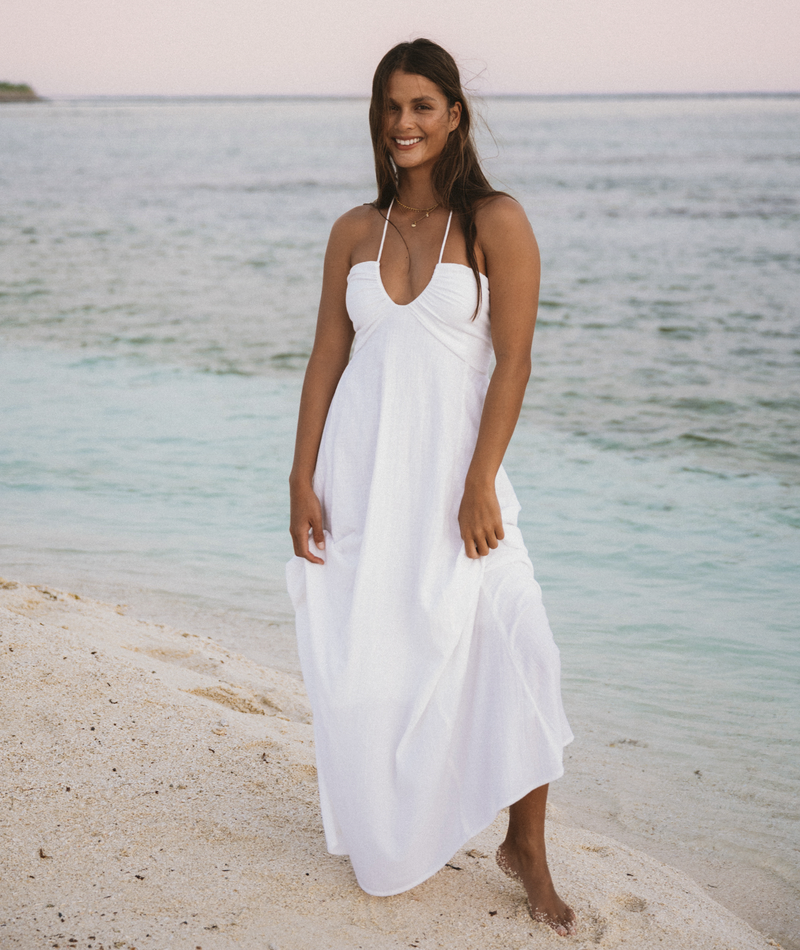 Billabong Sway Away Dress in SALT CRYSTAL