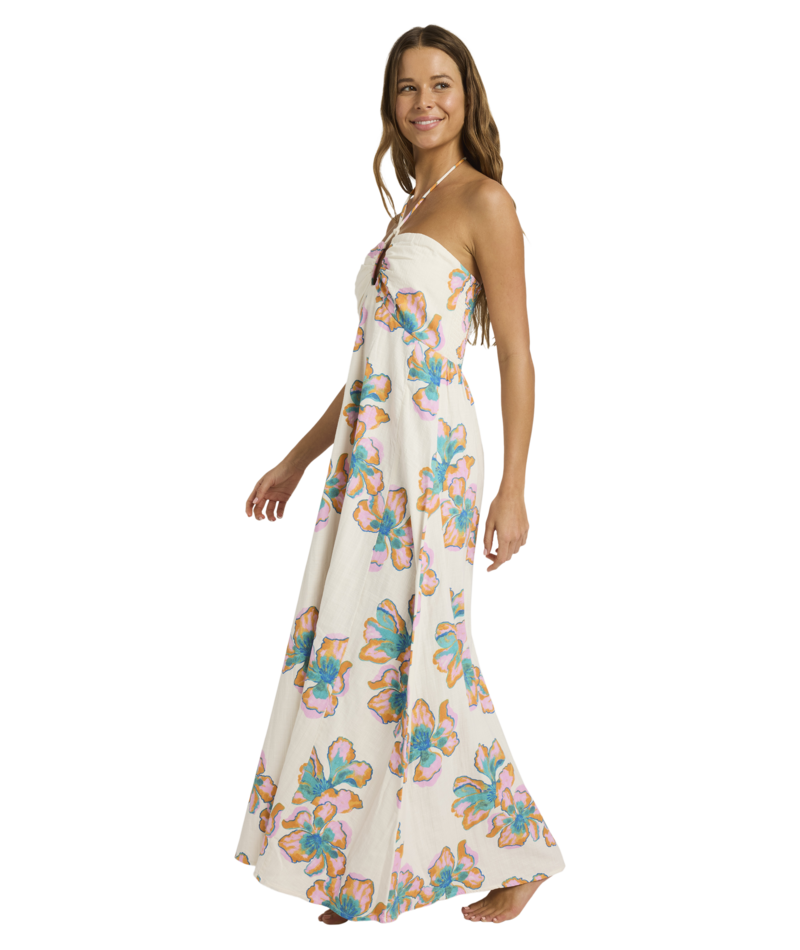 Billabong Sweet Escape Sway Away Dress in SALT CRYSTAL