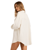 Billabong Wanderer Ls Wvn Shirt in SALT CRYSTAL