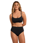 Billabong Sol Searcher Mia Dd Bralette in BLACK PEBBLE