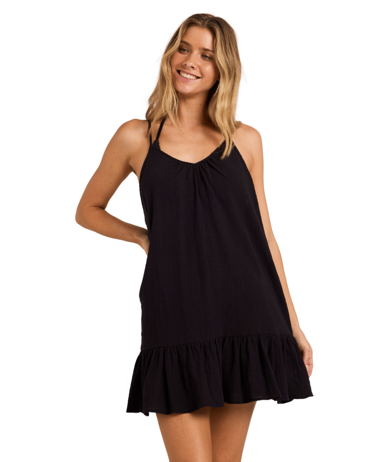 Billabong Beach Vibes Coverup in BLACK PEBBLE