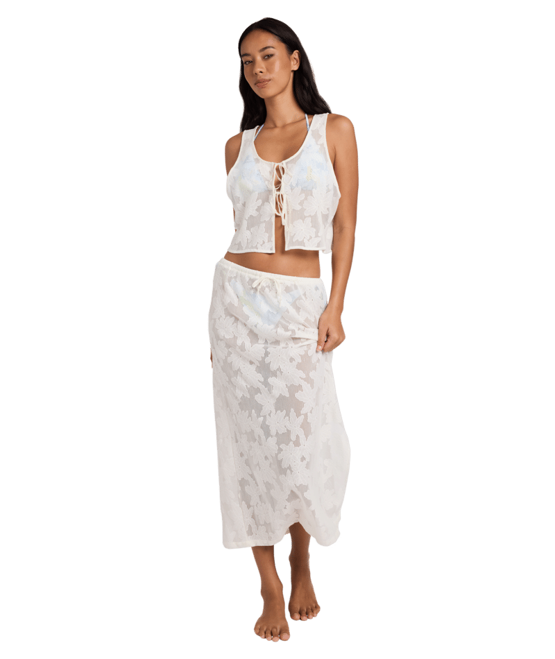 Billabong Salt Bloom Skirt in SALT CRYSTAL