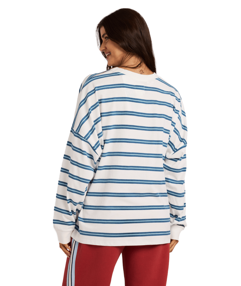 Billabong Original Tides Ls Tee in SALT CRYSTAL