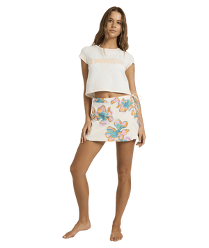 Billabong In Bloom Baby Tee in SALT CRYSTAL