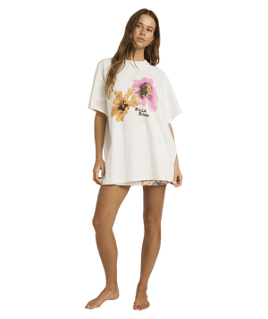 Billabong Sunny Shore Tee in SALT CRYSTAL