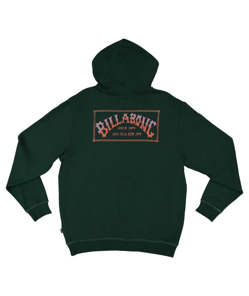 Billabong Vintage Arch Pop Hood in Deep Forrest