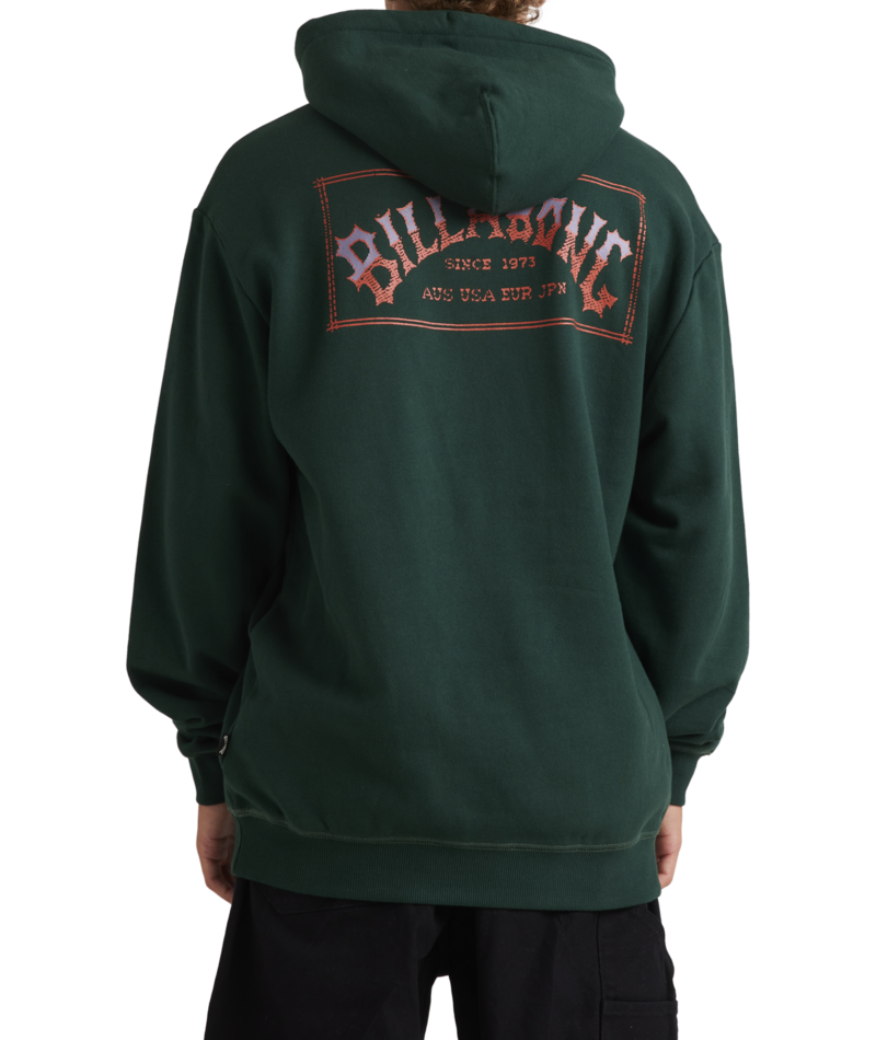 Billabong Vintage Arch Pop Hood in Deep Forrest