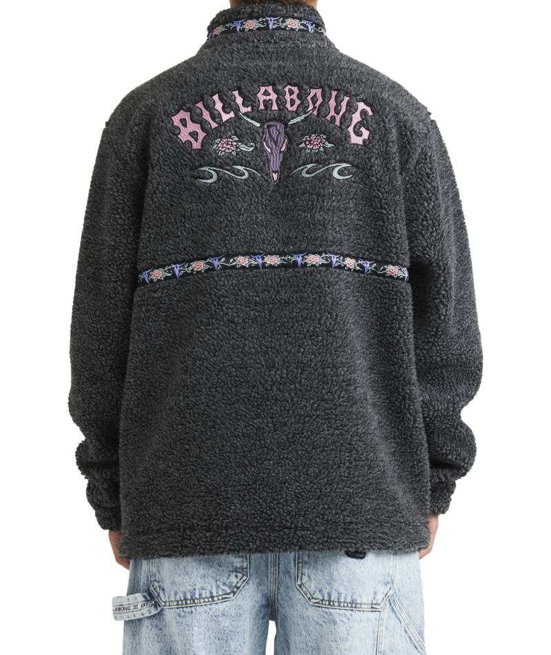 Billabong Occy Tombstone Pullover in BLACK HEATHER