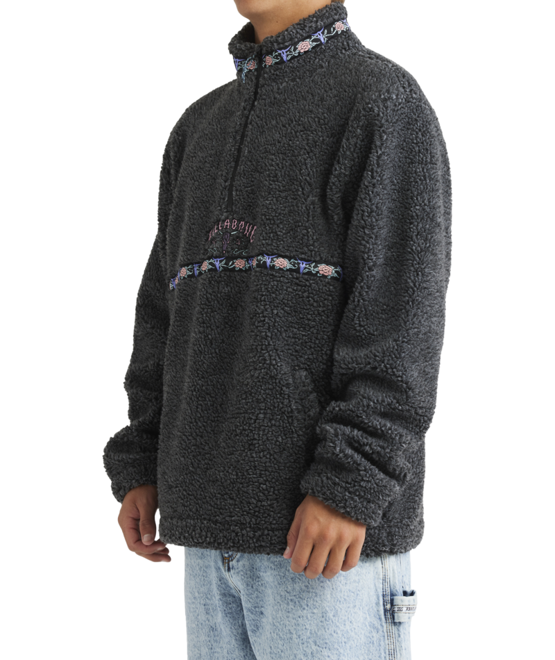 Billabong Occy Tombstone Pullover in BLACK HEATHER