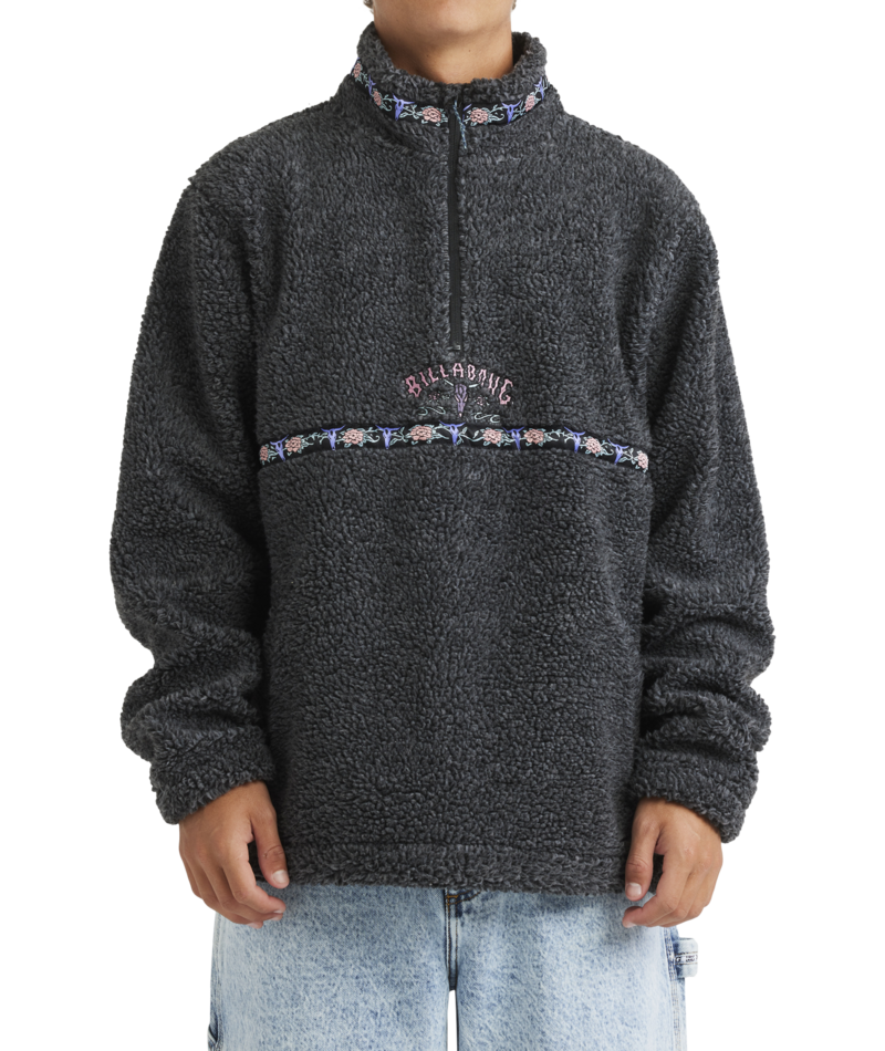 Billabong Occy Tombstone Pullover in BLACK HEATHER