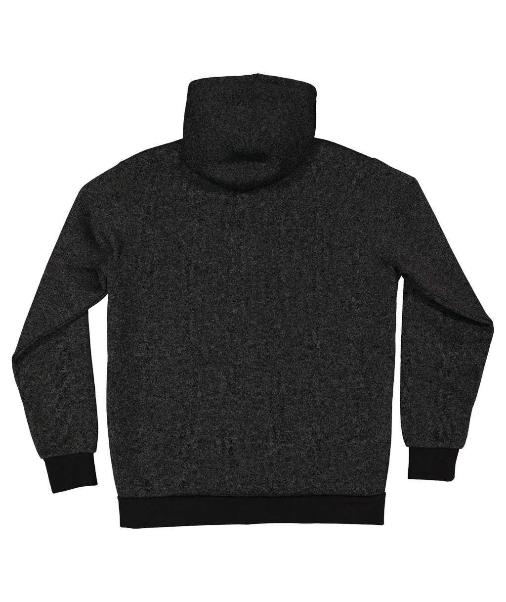 Billabong Revolt Zip Thru Hood in BLACK HEATHER