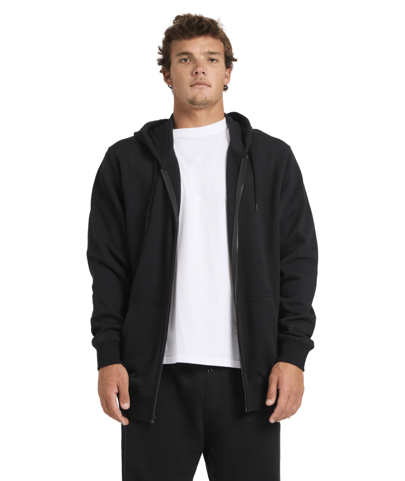 Billabong Premium Ww Zip Thru Hood in BLACK
