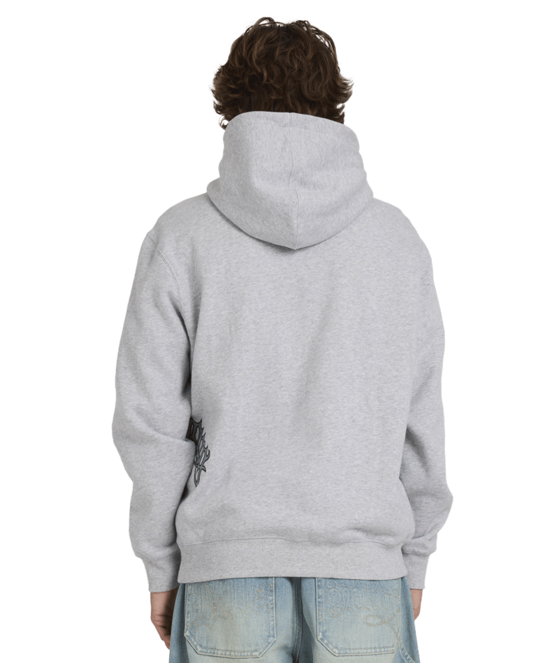Billabong Tilt Zip Thru Hood in LIGHT GREY HEATHER