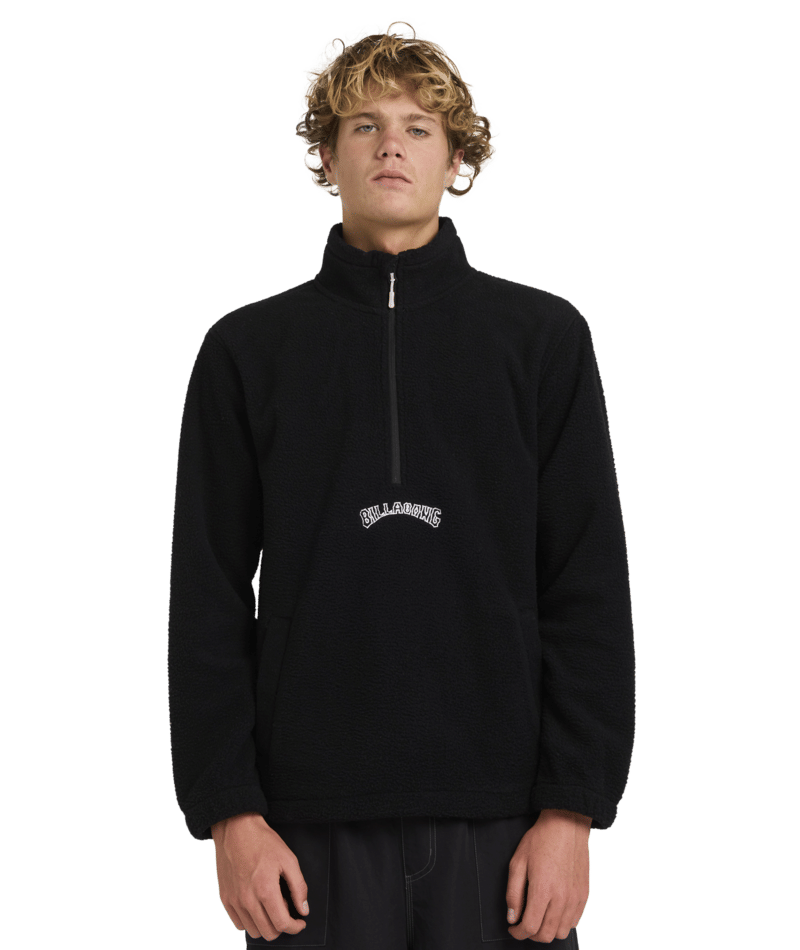 Billabong Boundary Mockneck in BLACK