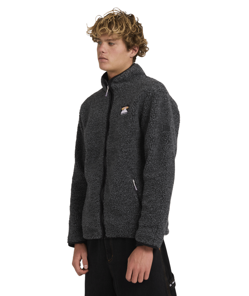 Billabong Boundary Trail Zip Thru in BLACK HEATHER