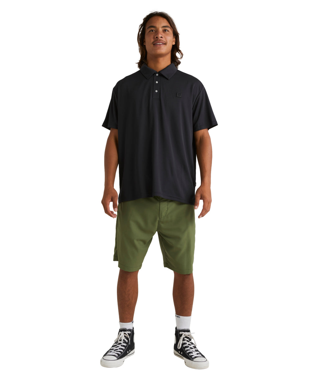 Billabong Adiv Polo in BLACK