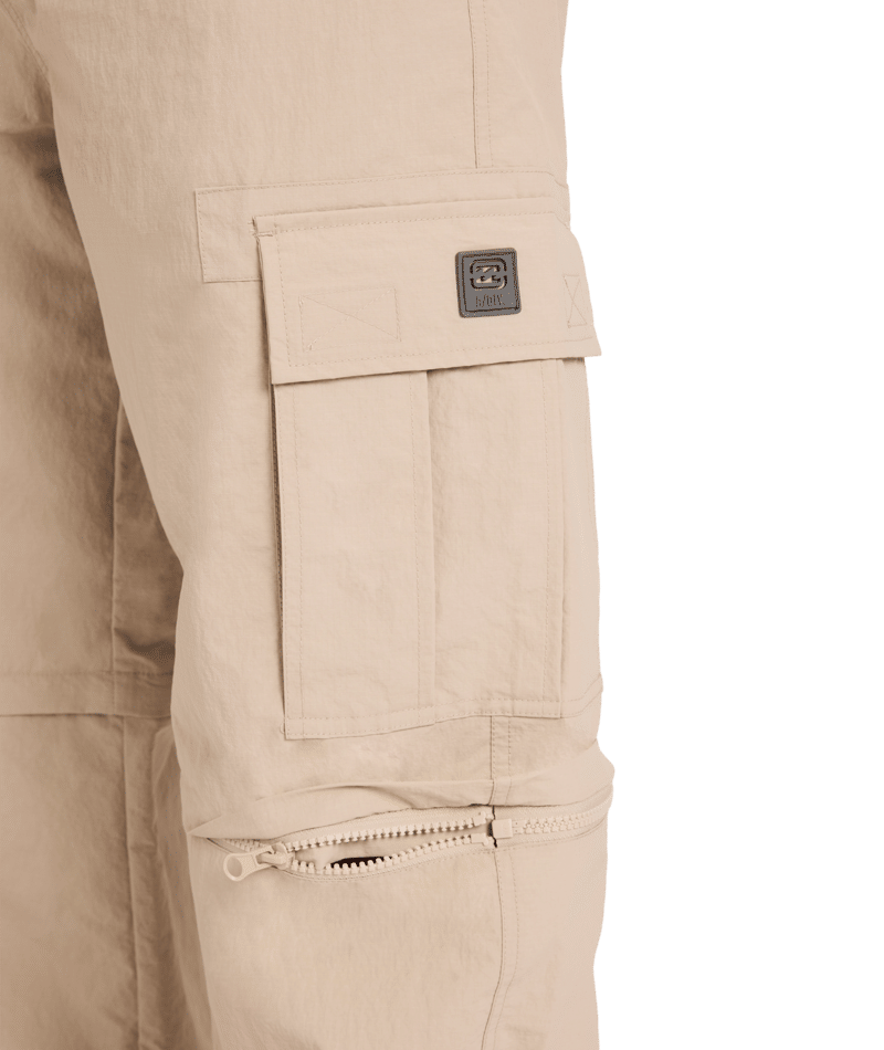 Billabong Strike Mission Zip Off Pant in BONE
