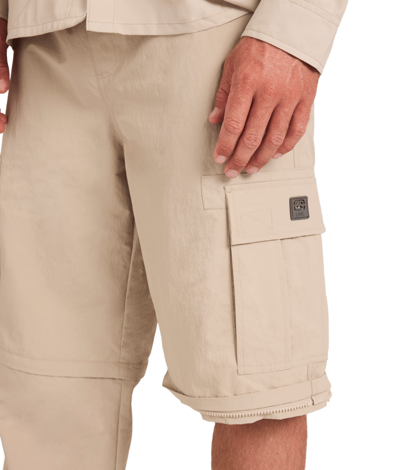 Billabong Strike Mission Zip Off Pant in BONE