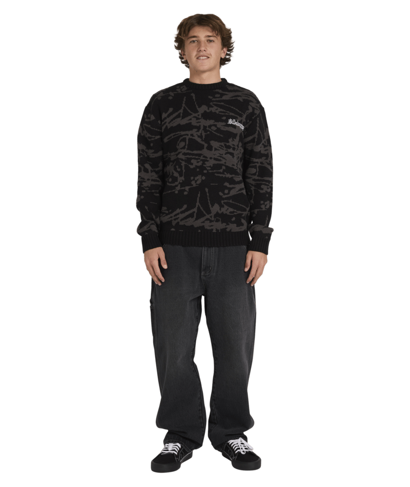 Billabong Immortal Sweater in BLACK