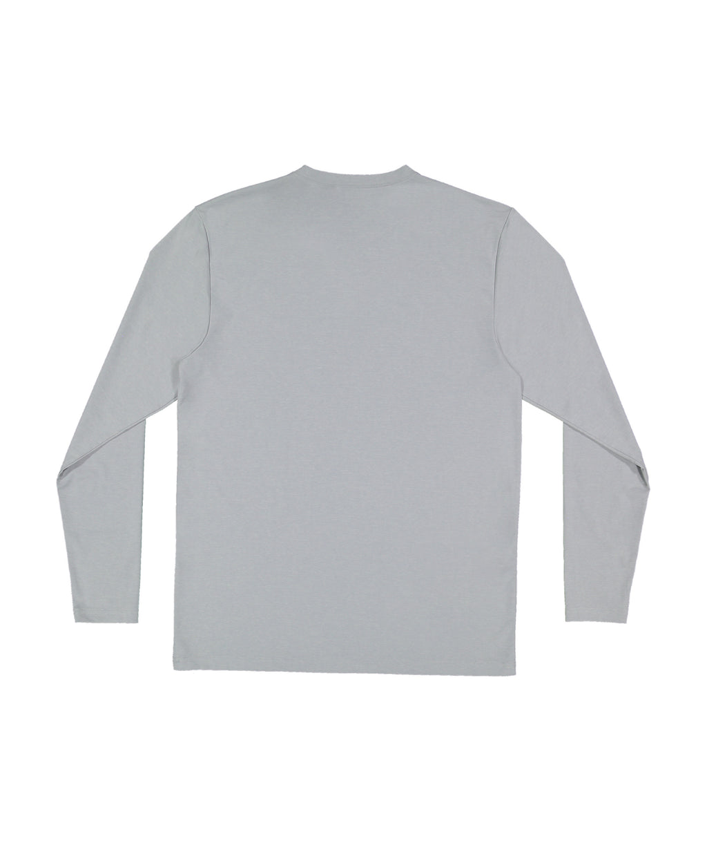 Billabong Shoreline Lf Ls in LIGHT GREY HEATHER