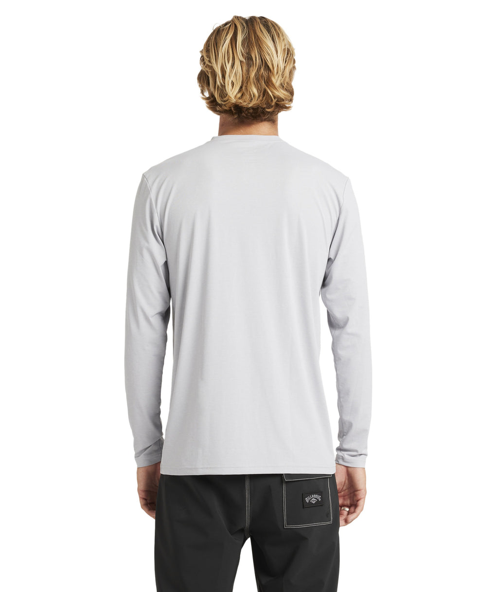 Billabong Shoreline Lf Ls in LIGHT GREY HEATHER
