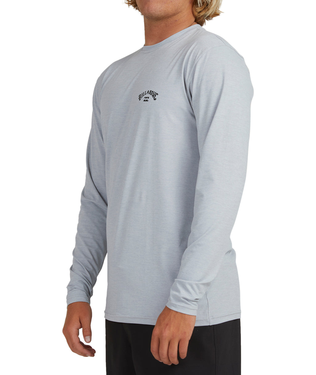 Billabong Shoreline Lf Ls in LIGHT GREY HEATHER