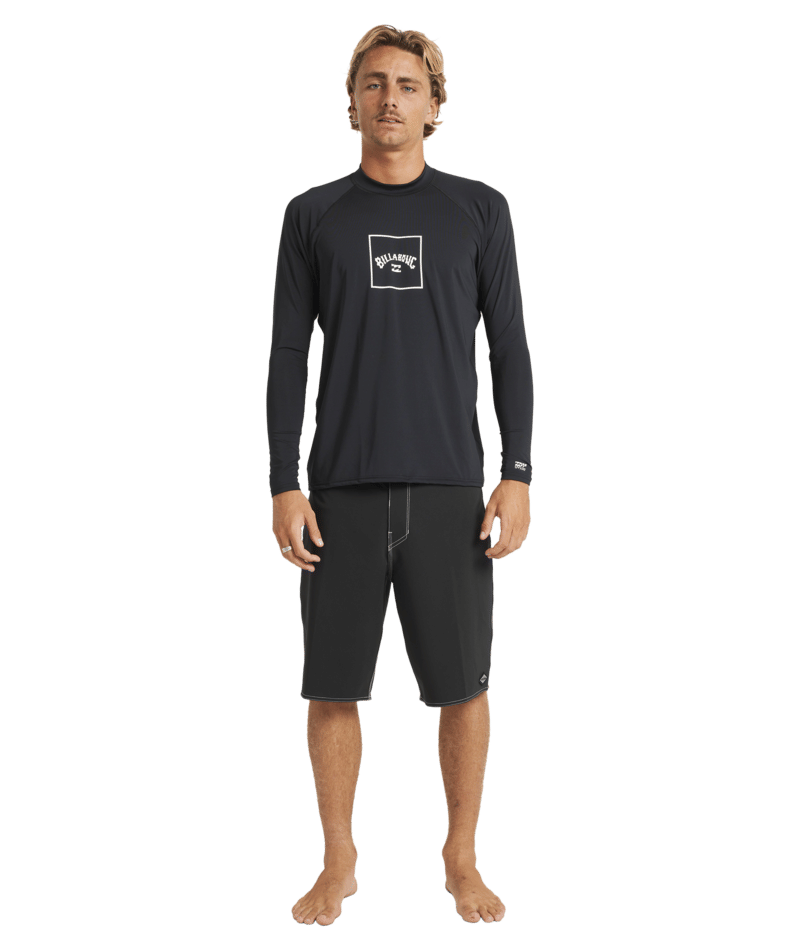 Billabong Boxed Arch Rf Ls in BLACK