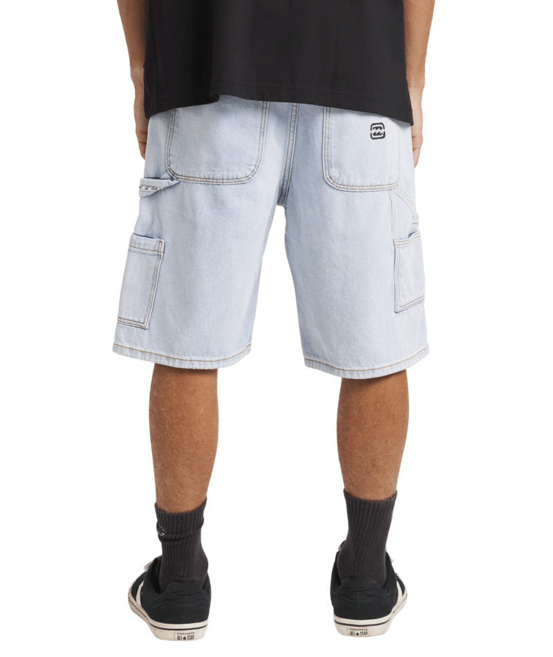 Billabong Bad Dog Workwear Short in STONE BLUE