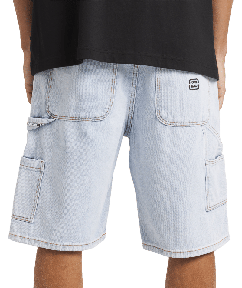 Billabong Bad Dog Workwear Short in STONE BLUE