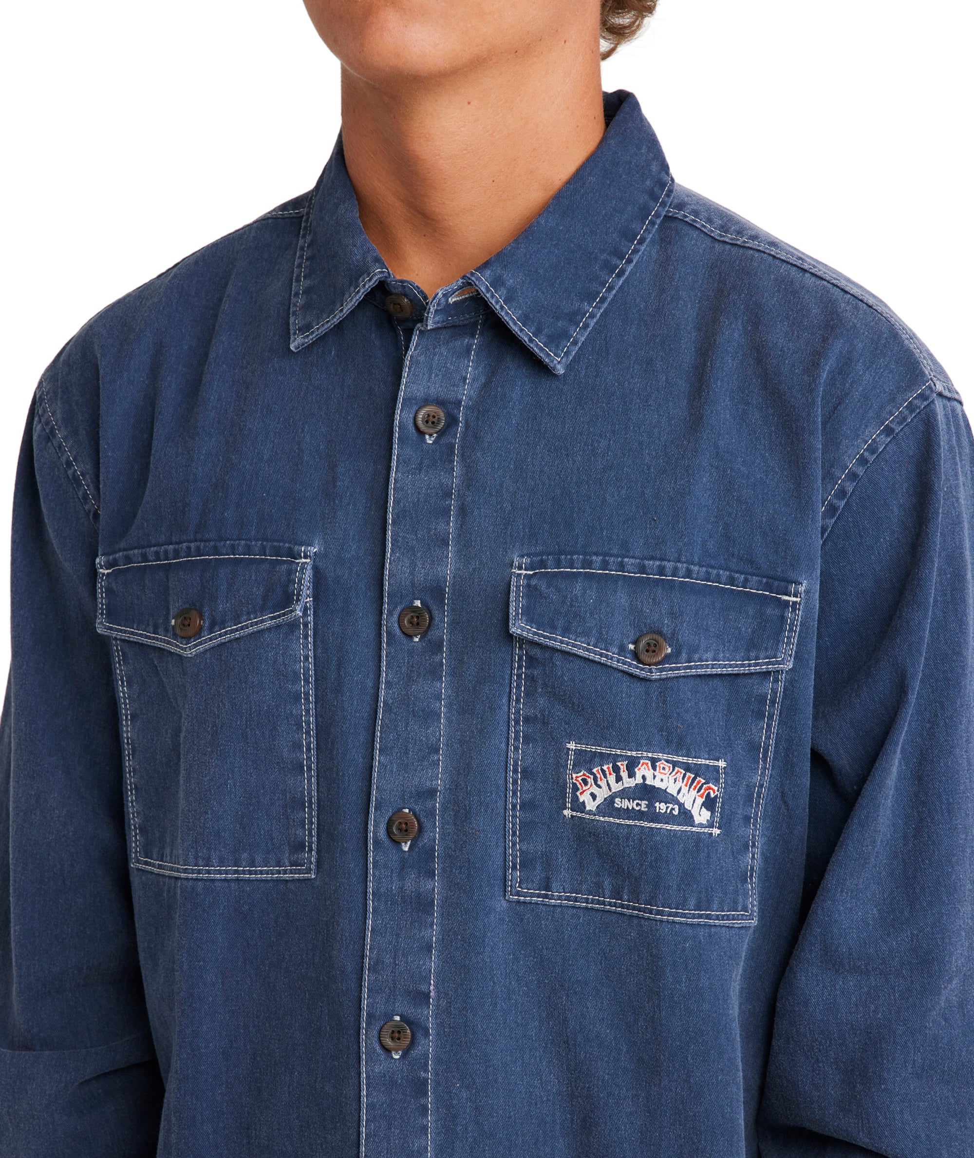 Billabong Bong Years Over Shirt in INDIGO