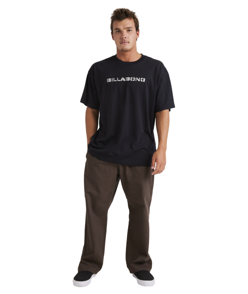 Billabong Chrome Bracket Ss in BLACK