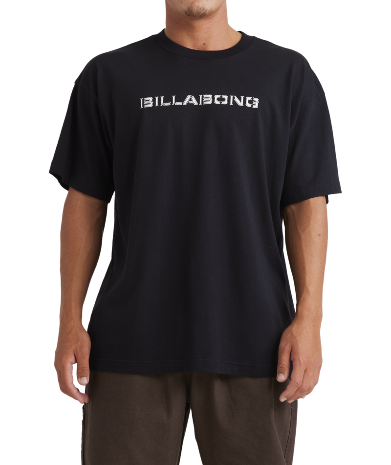 Billabong Chrome Bracket Ss in BLACK