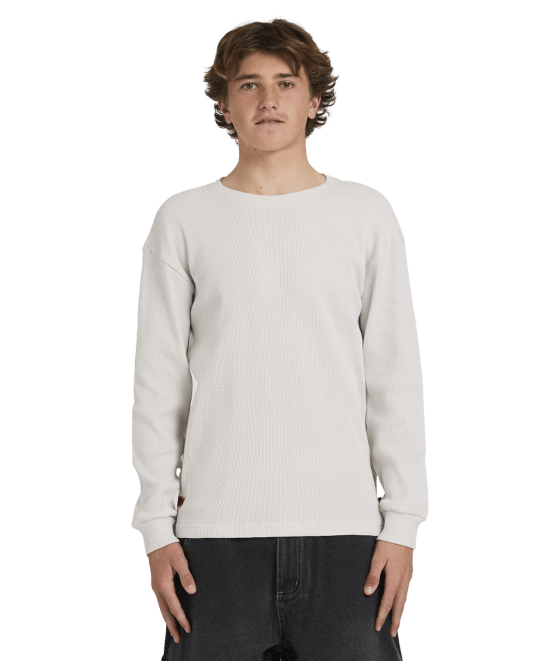 Billabong Immortal Waffle Ls in FOG
