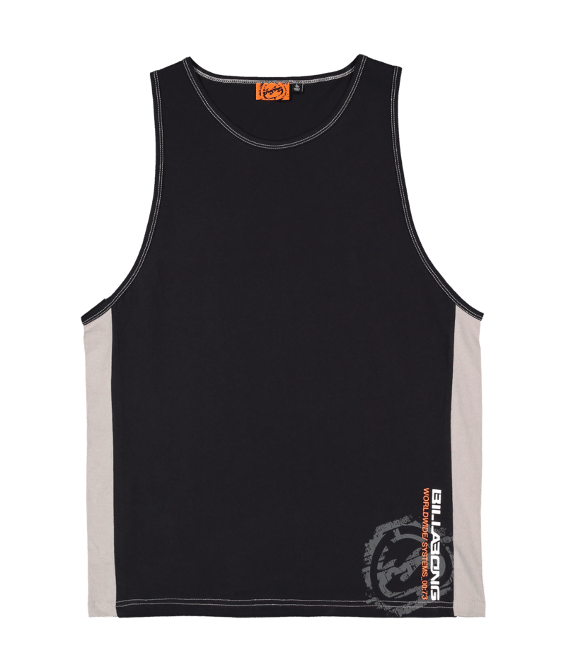 Billabong Spec 73 Blast Tank in OFF BLACK