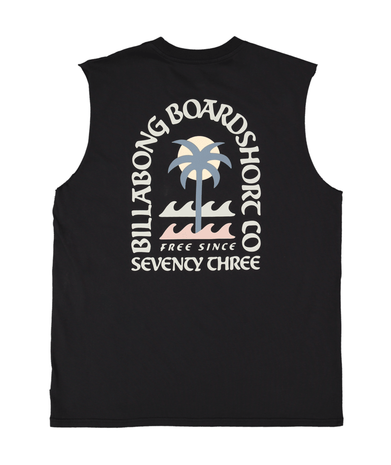 Billabong Portal Muscle in WASHED BLACK