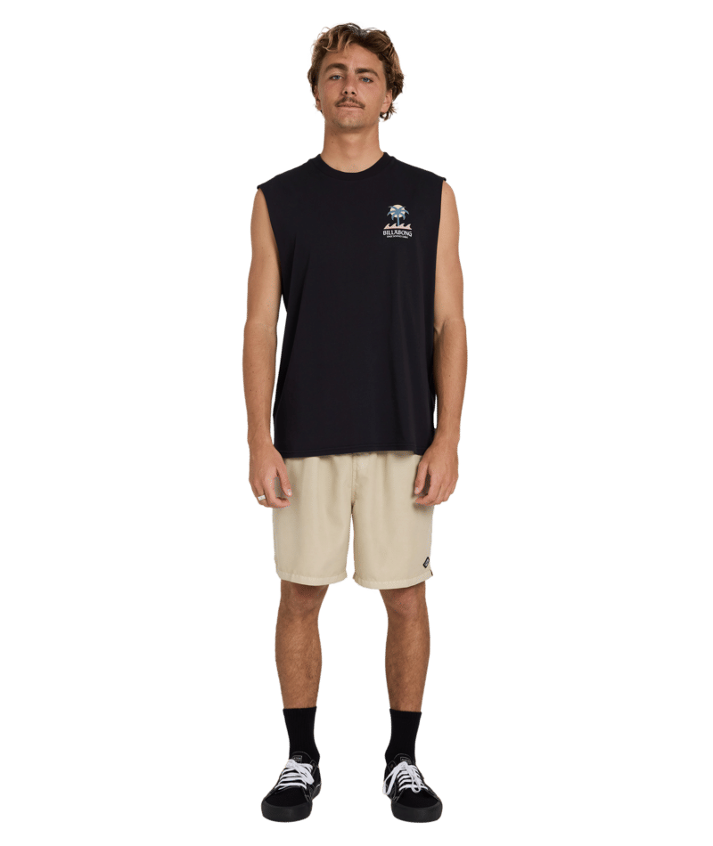 Billabong Portal Muscle in WASHED BLACK