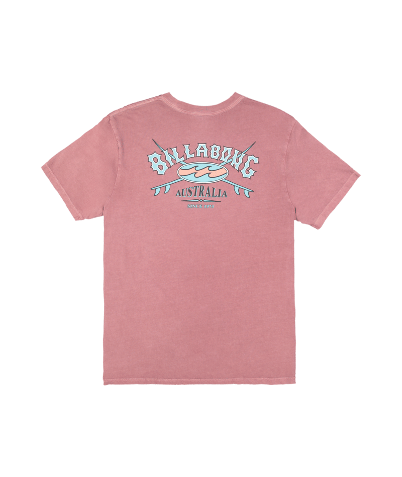 Billabong Heritage Arch Ww Premium Ss in RED DAHLIA