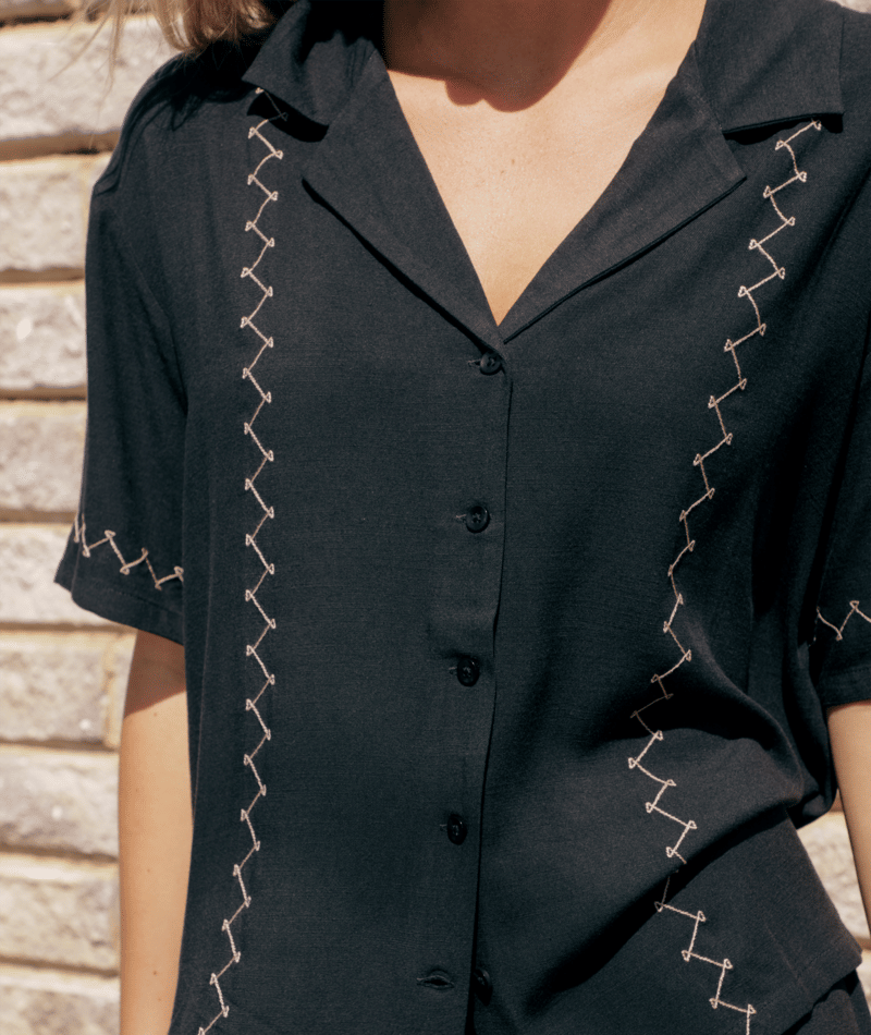 Volcom Bloomz Ss in BLACK