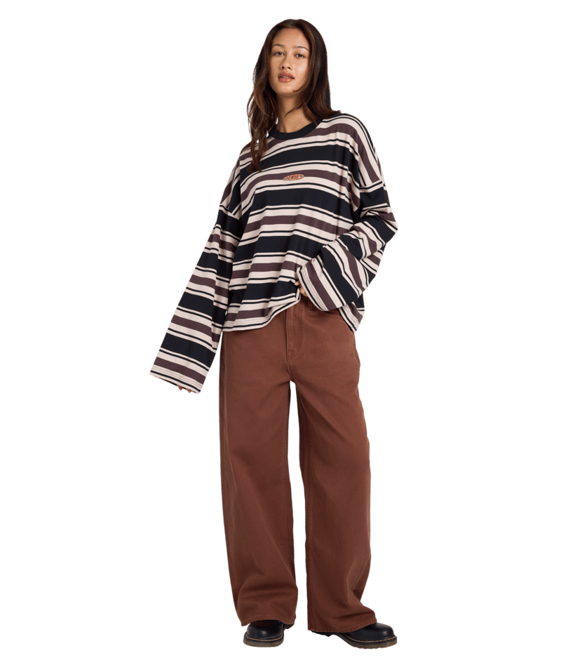 Volcom Triptronic Ls Tee in RAISIN