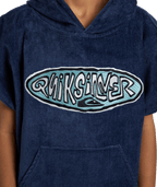 Quiksilver Waxheads Hooded Towel Yth in MOOD INDIGO