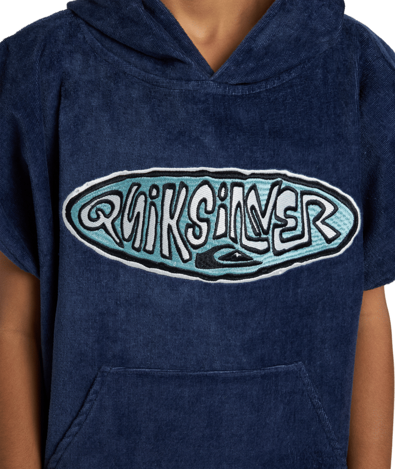 Quiksilver Waxheads Hooded Towel Yth in MOOD INDIGO