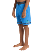 Quiksilver Wax Heads Youth 17 Volley in PALACE BLUE