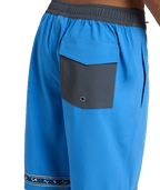 Quiksilver Wax Heads Youth 17 Volley in PALACE BLUE