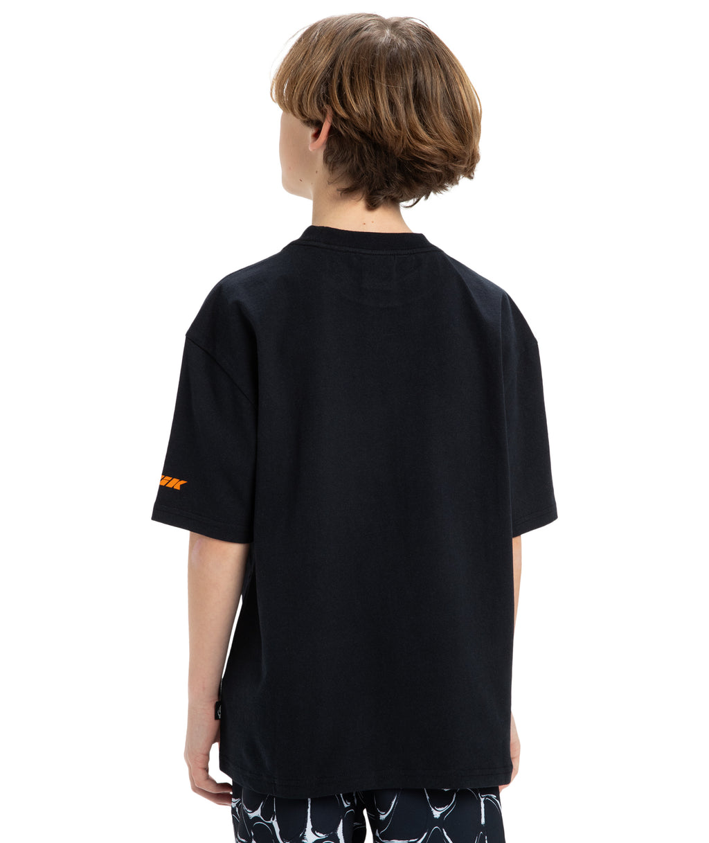 Quiksilver Stencil Ss Yth in BLACK