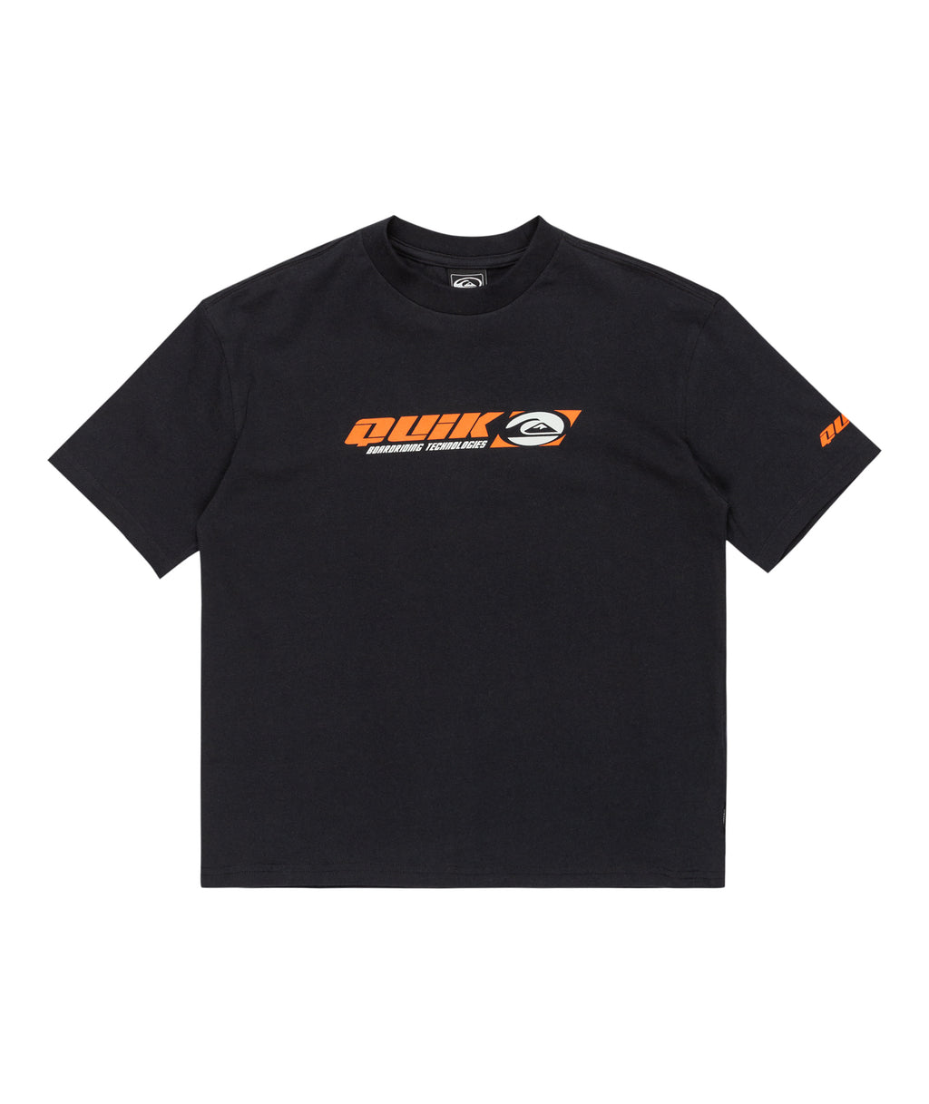 Quiksilver Stencil Ss Yth in BLACK