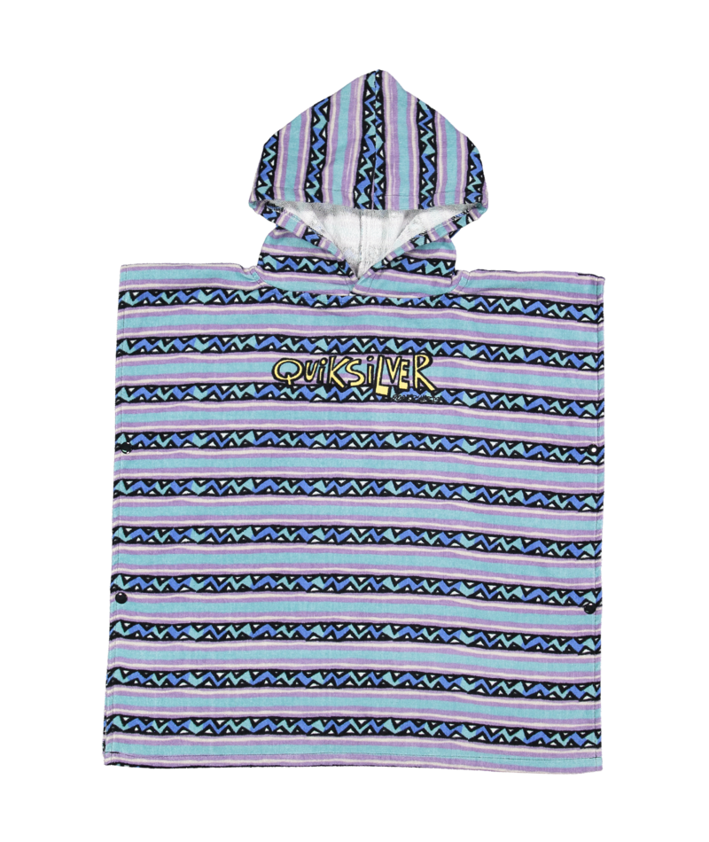 Quiksilver Pitted Hooded Towel in STILLWATER