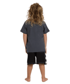 Quiksilver Retro Stack Ss Boy in IRON GATE